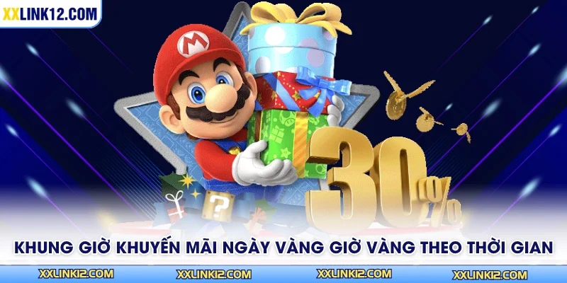 Khung giờ khuyến mãi ngày vàng giờ vàng theo thời gian